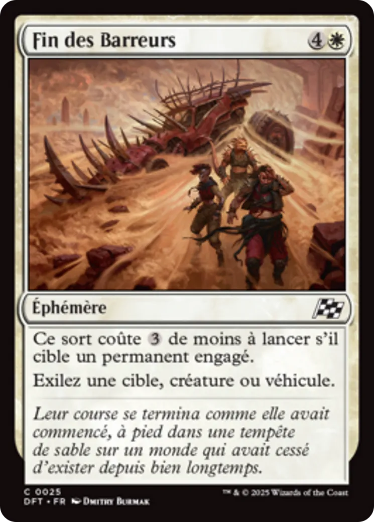 Fin des Barreurs — Aetherdrift — Magic: The Gathering