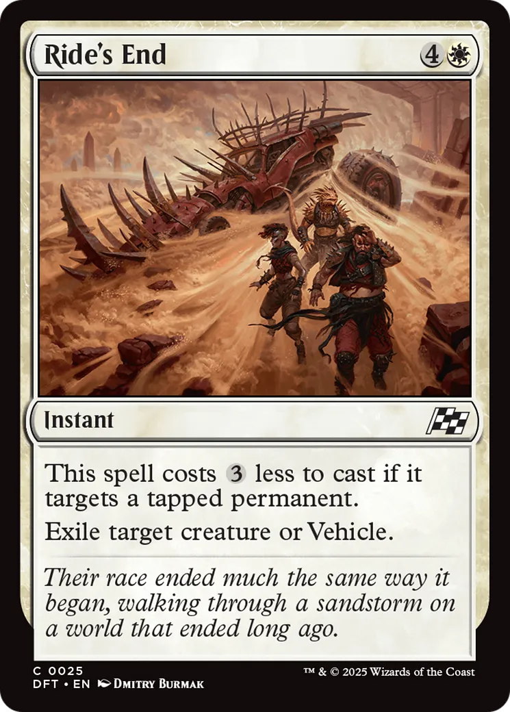 Ride's End — Aetherdrift — Magic: The Gathering
