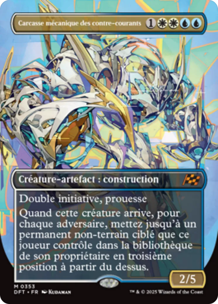 Carcasse mécanique des contre-courants — Aetherdrift — Magic: The Gathering
