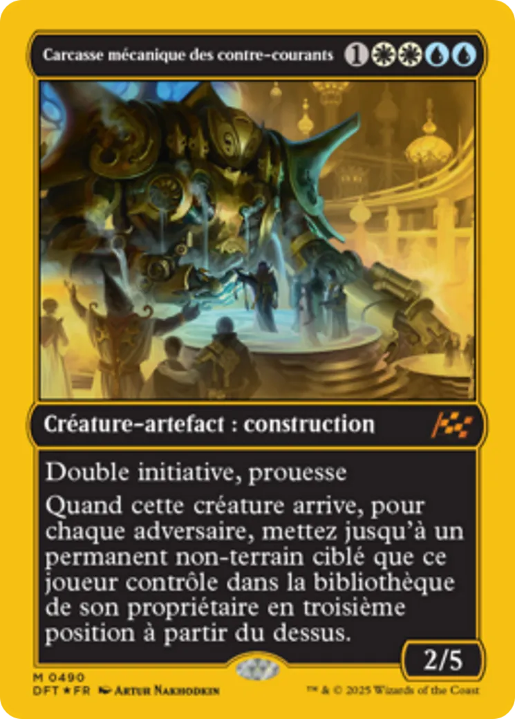 Carcasse mécanique des contre-courants — Aetherdrift — Magic: The Gathering