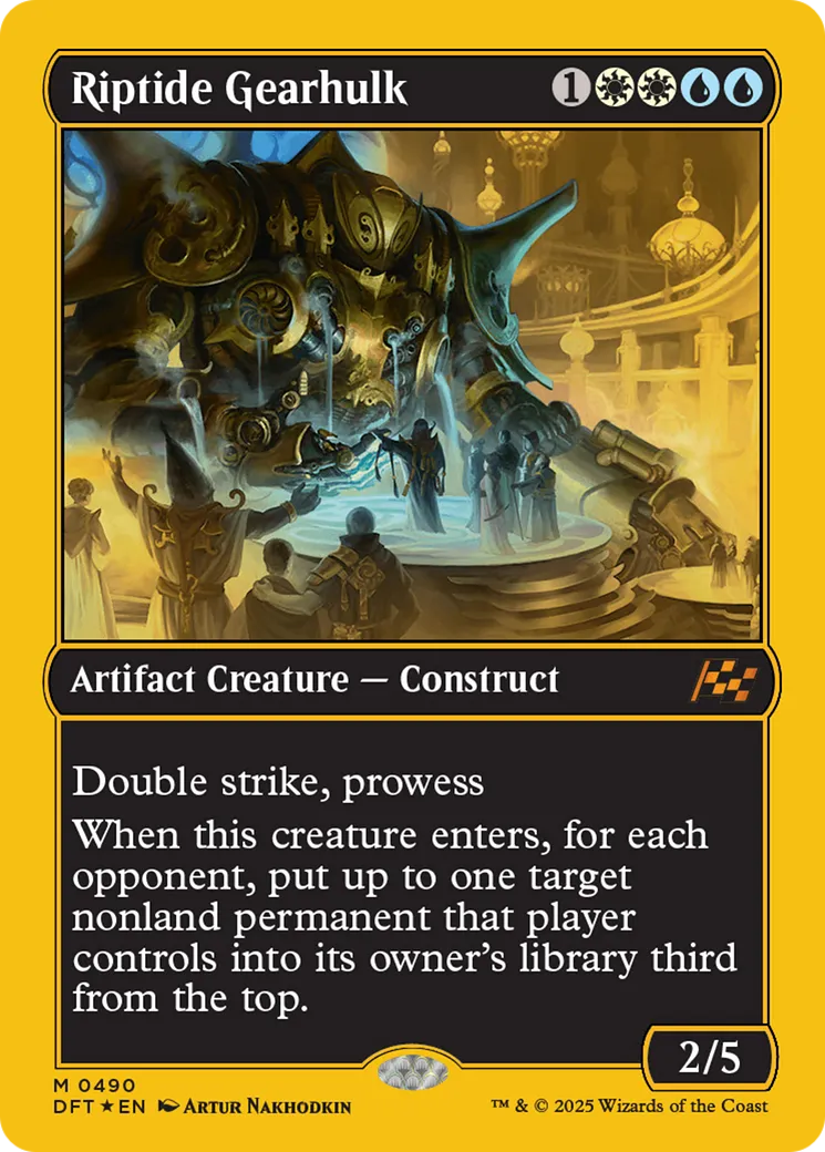 Riptide Gearhulk — Aetherdrift — Magic: The Gathering