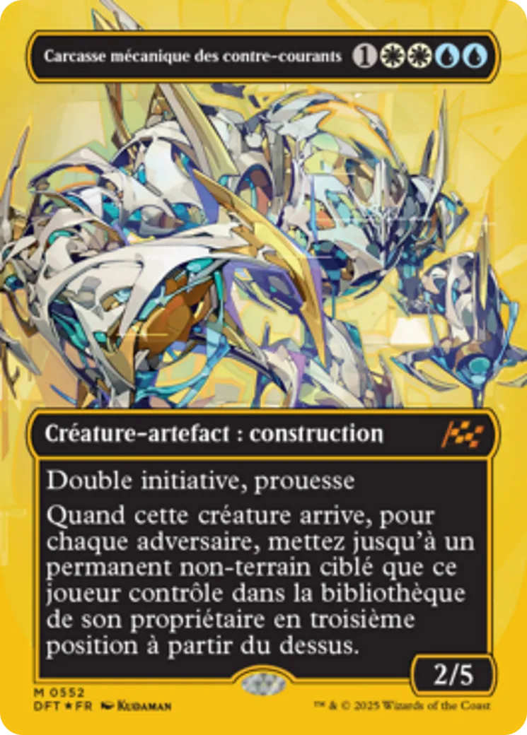 Carcasse mécanique des contre-courants — Aetherdrift — Magic: The Gathering