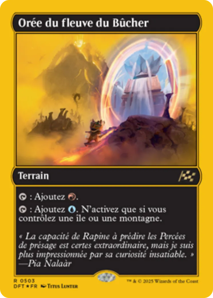 Orée du fleuve du Bûcher from Aetherdrift - Magic: The Gathering