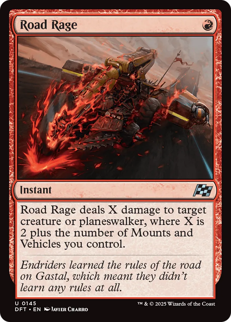Road Rage from Aetherdrift - Magic: The Gathering