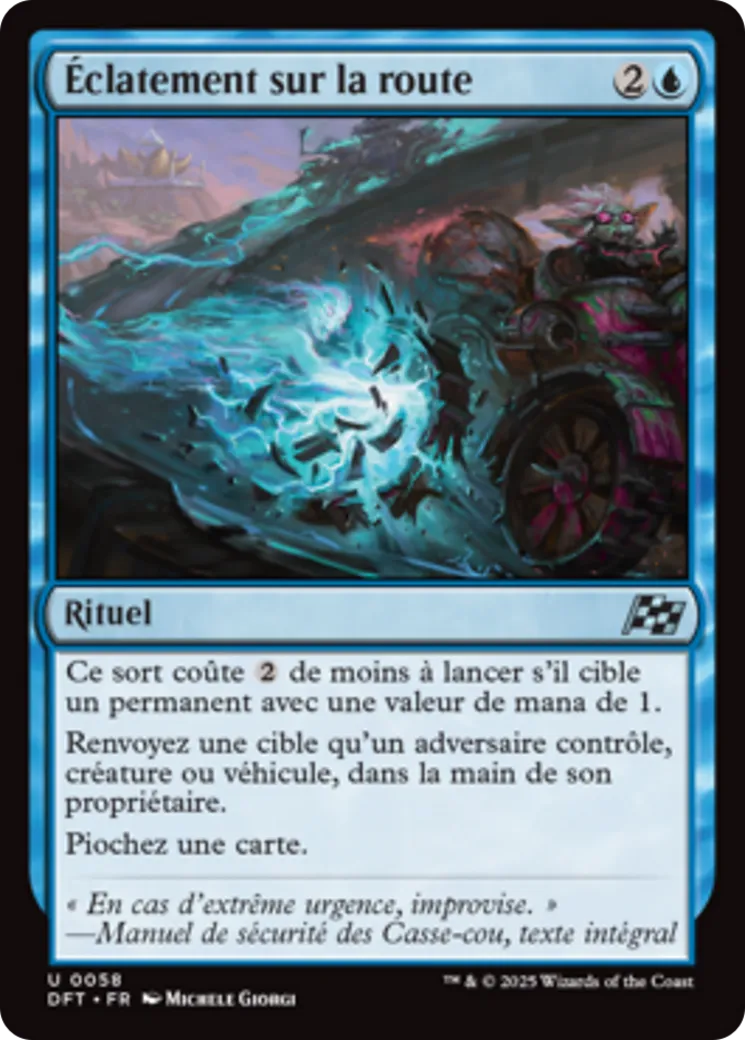 Éclatement sur la route — Aetherdrift — Magic: The Gathering