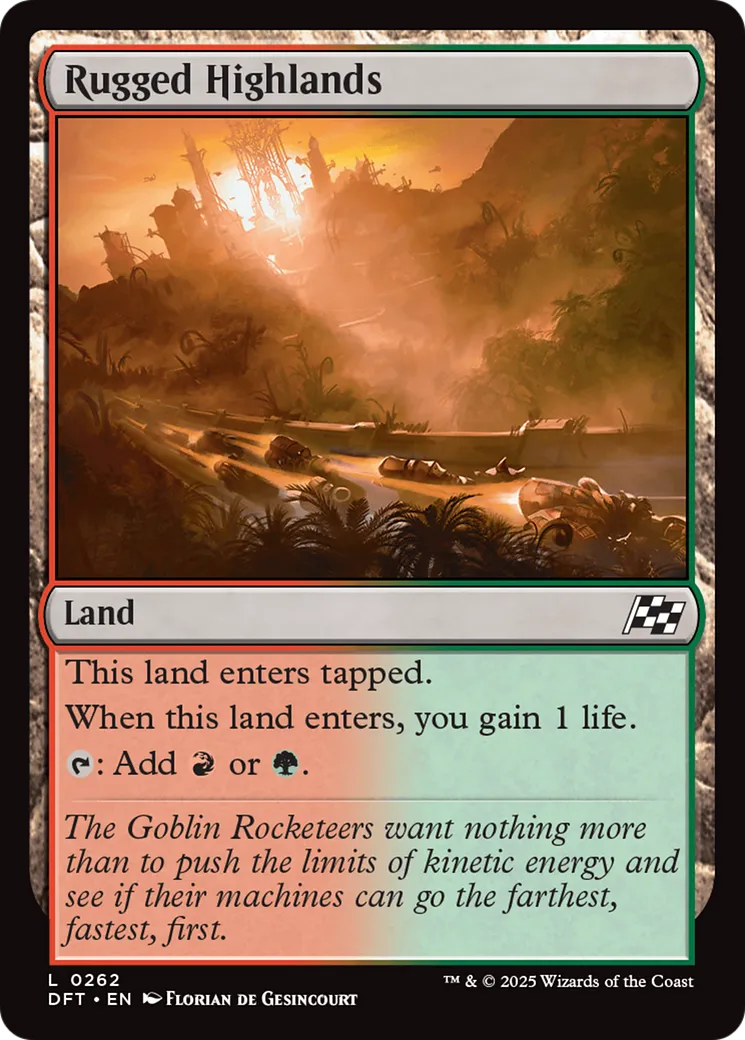 Rugged Highlands — Aetherdrift — Magic: The Gathering