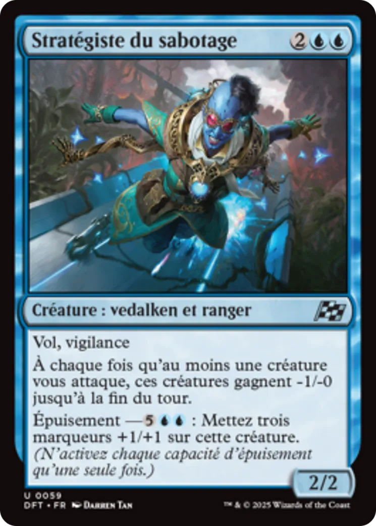 Stratégiste du sabotage — Aetherdrift — Magic: The Gathering