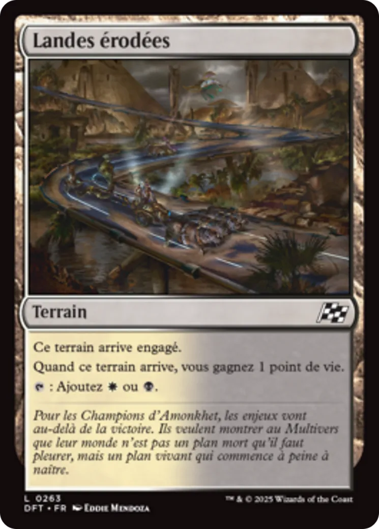 Landes érodées — Aetherdrift — Magic: The Gathering