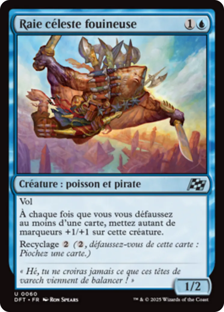 Raie céleste fouineuse — Aetherdrift — Magic: The Gathering