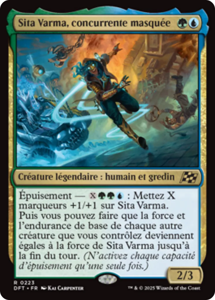 Sita Varma, concurrente masquée — Aetherdrift — Magic: The Gathering