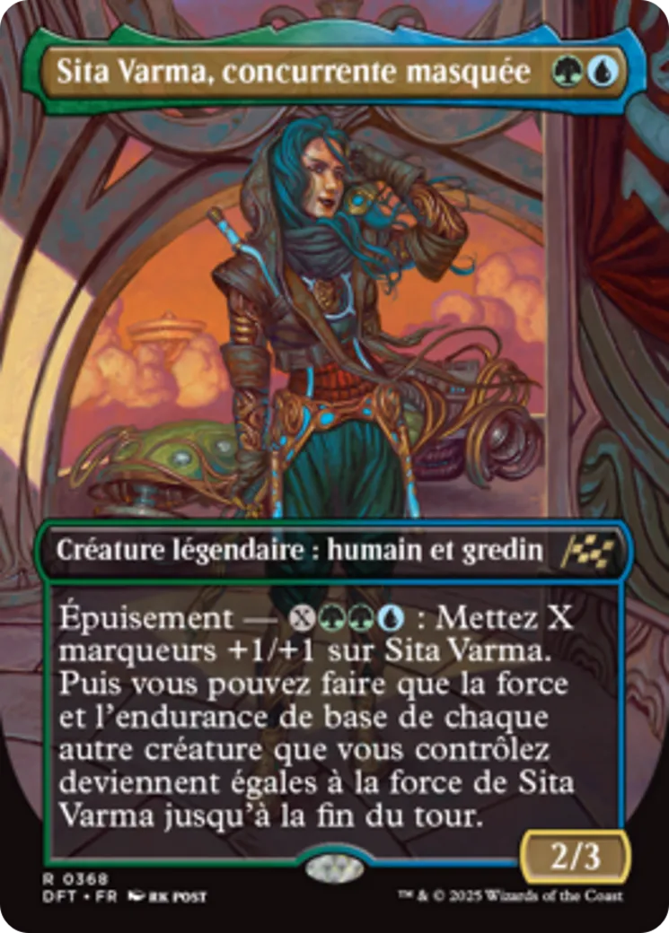 Sita Varma, concurrente masquée — Aetherdrift — Magic: The Gathering
