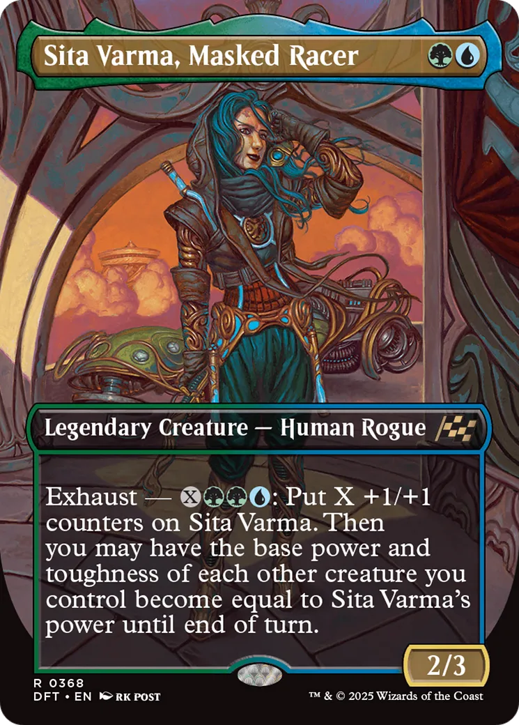 Sita Varma, Masked Racer from Aetherdrift - Magic: The Gathering