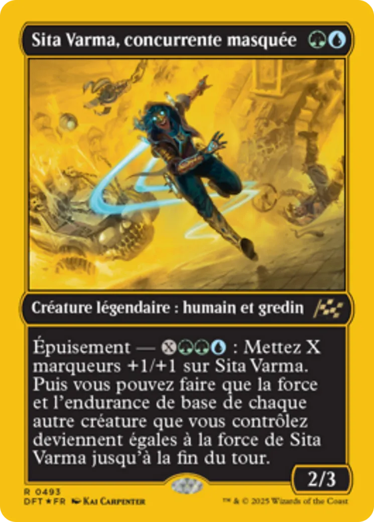 Sita Varma, concurrente masquée — Aetherdrift — Magic: The Gathering
