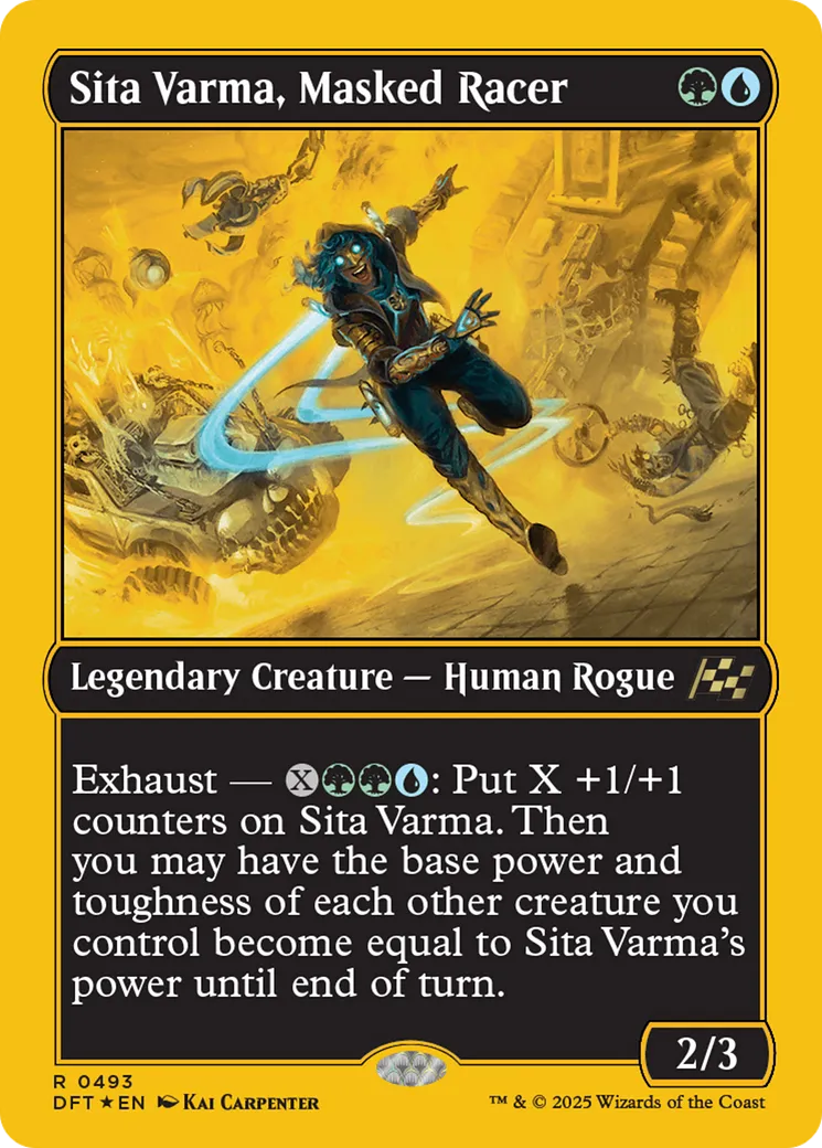 Sita Varma, Masked Racer — Aetherdrift — Magic: The Gathering