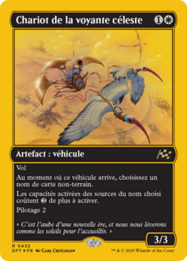 Chariot de la voyante céleste — Aetherdrift — Magic: The Gathering
