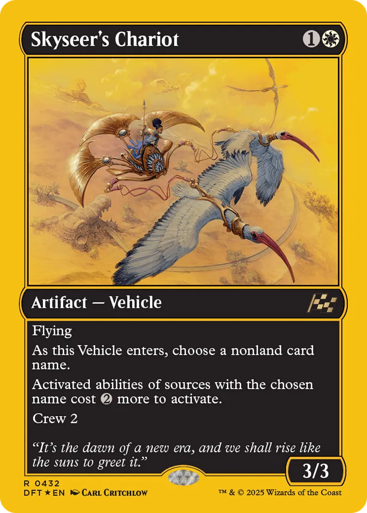 Skyseer's Chariot — Aetherdrift — Magic: The Gathering
