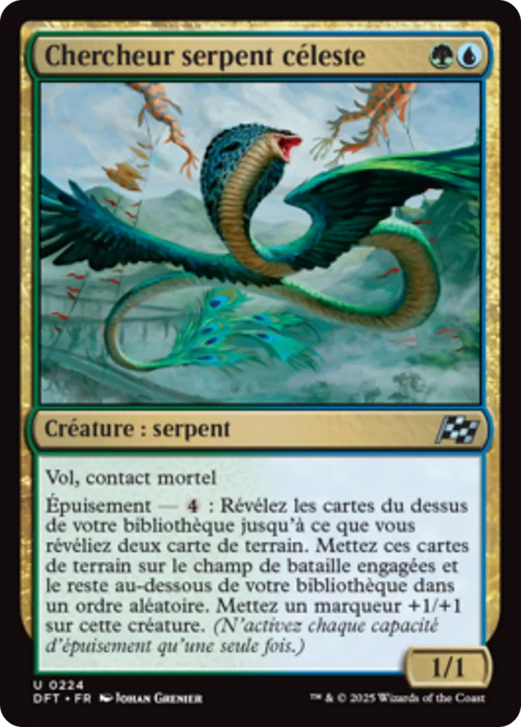 Chercheur serpent céleste — Aetherdrift — Magic: The Gathering