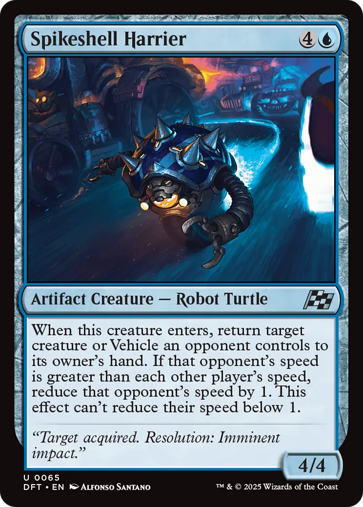Coureur à carapace à picots — Aetherdrift — Magic: The Gathering