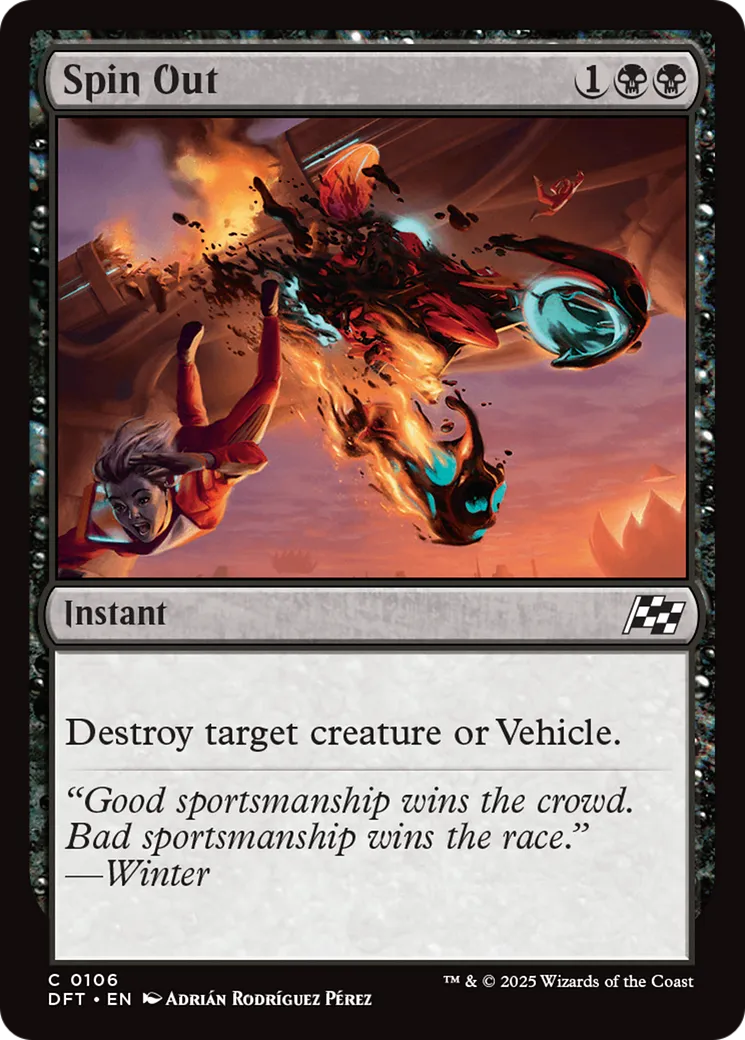 Dérapage incontrôlé — Aetherdrift — Magic: The Gathering