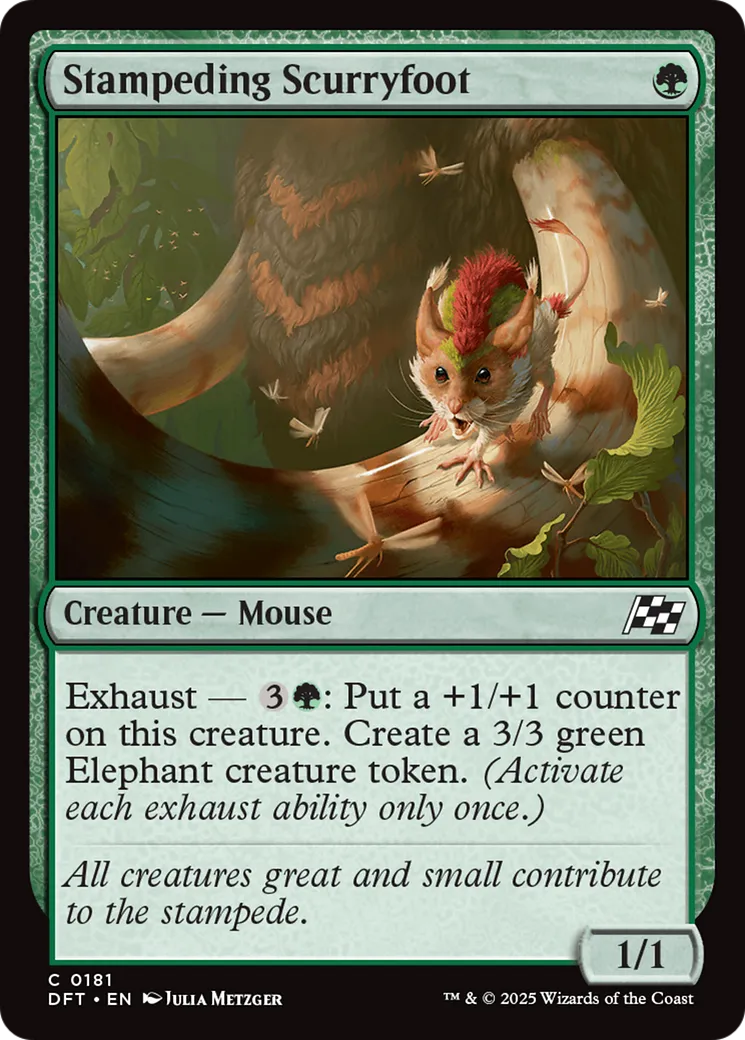 Stampeding Scurryfoot — Aetherdrift — Magic: The Gathering
