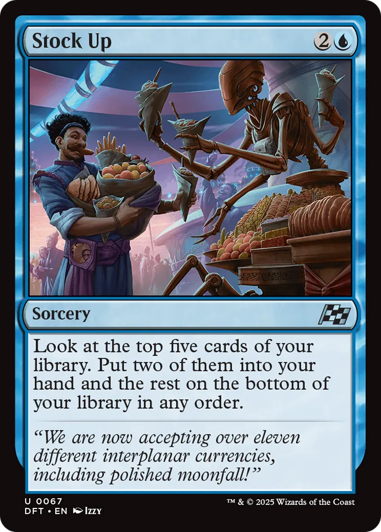 Stock Up — Aetherdrift — Magic: The Gathering