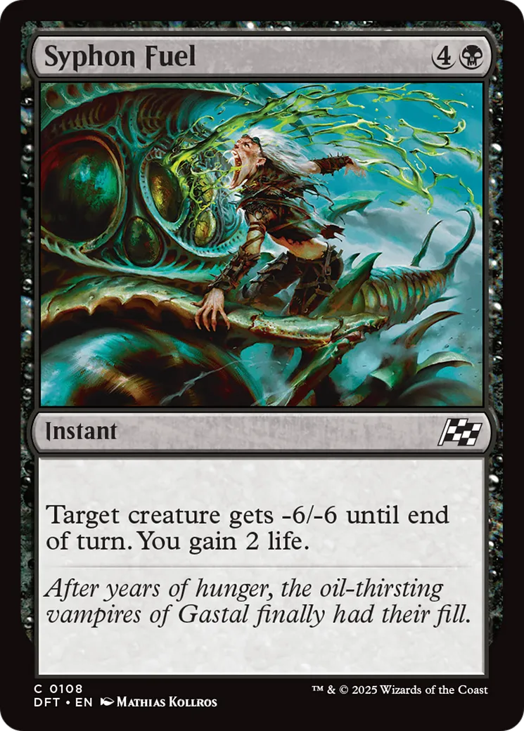 Siphonner le carburant — Aetherdrift — Magic: The Gathering