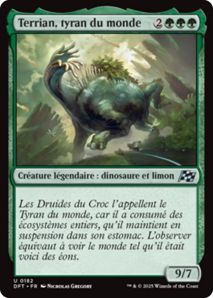 Terrian, tyran du monde — Aetherdrift — Magic: The Gathering