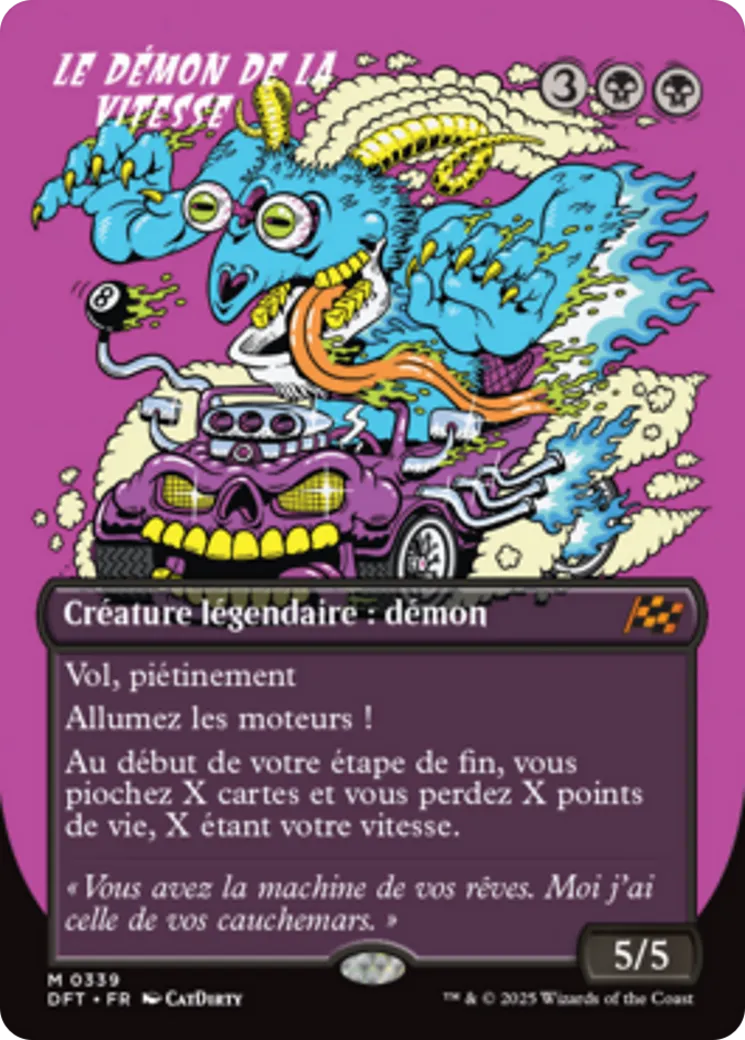 Le Démon de la vitesse — Aetherdrift — Magic: The Gathering
