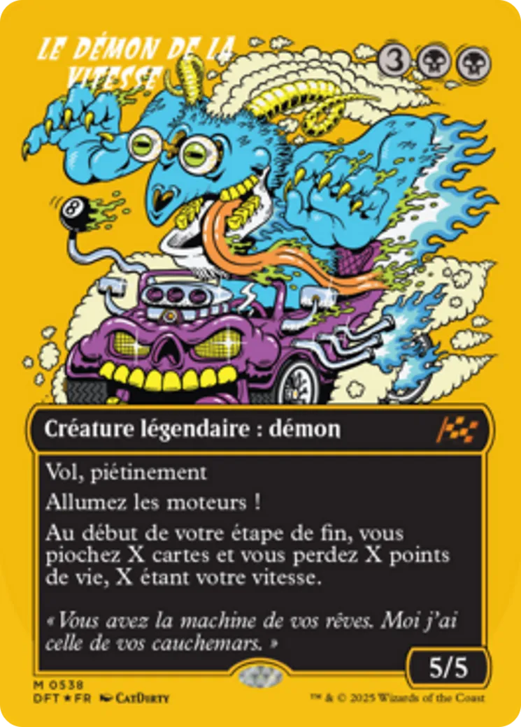 Le Démon de la vitesse — Aetherdrift — Magic: The Gathering