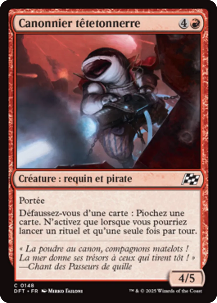 Canonnier têtetonnerre — Aetherdrift — Magic: The Gathering