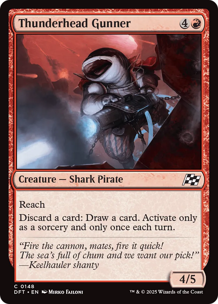 Thunderhead Gunner from Aetherdrift - Magic: The Gathering