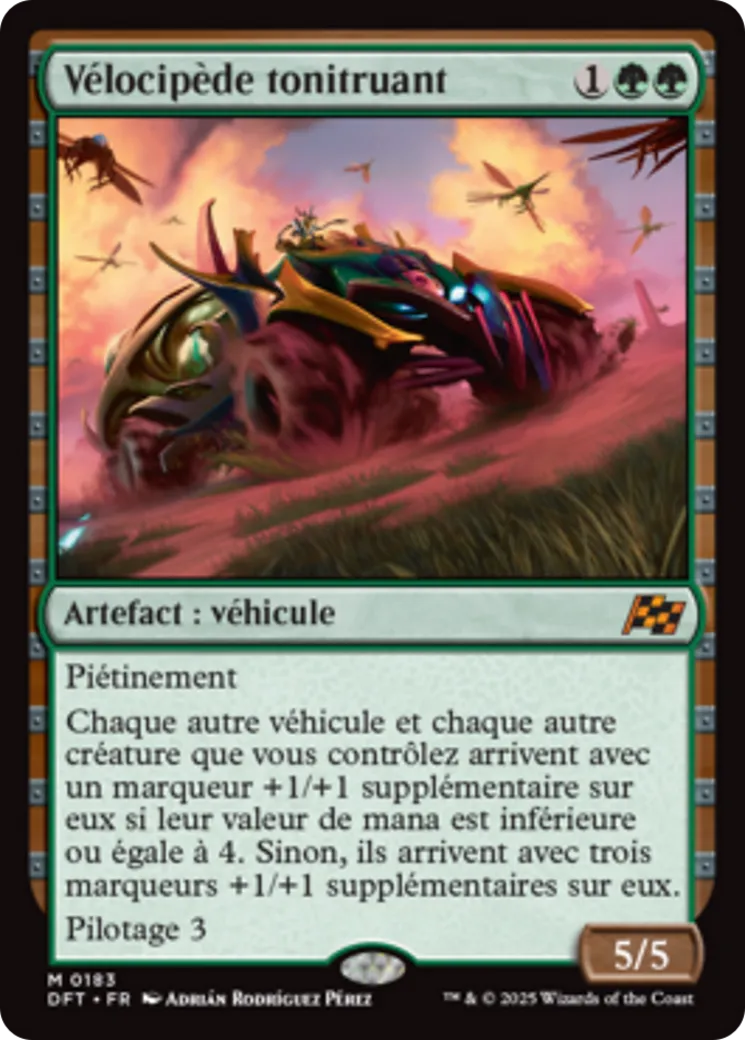 Vélocipède tonitruant from Aetherdrift - Magic: The Gathering
