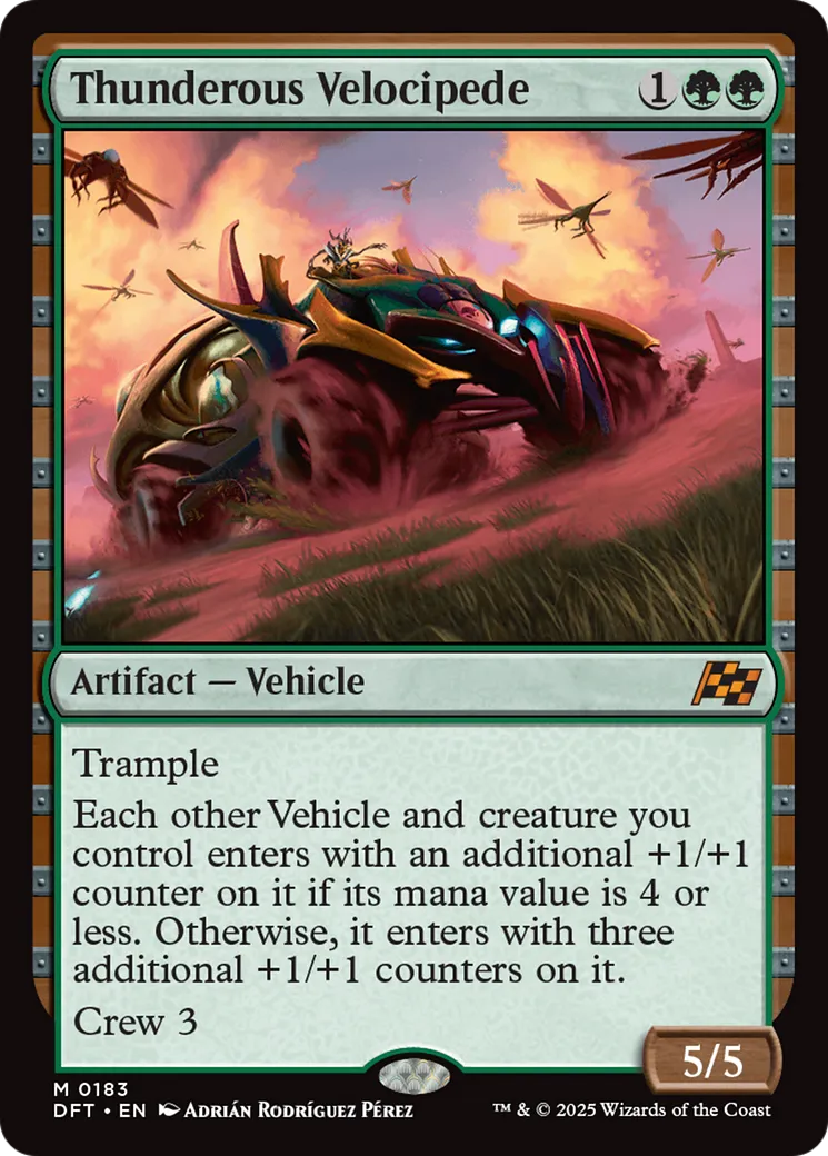 Thunderous Velocipede — Aetherdrift — Magic: The Gathering