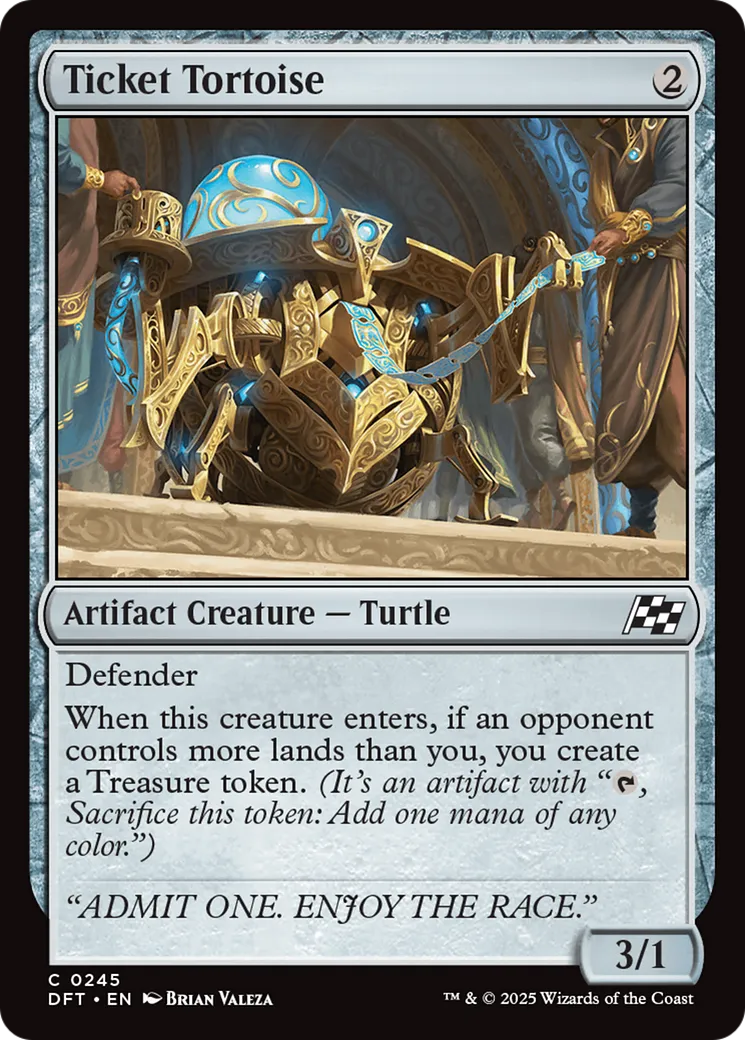 Ticket Tortoise — Aetherdrift — Magic: The Gathering