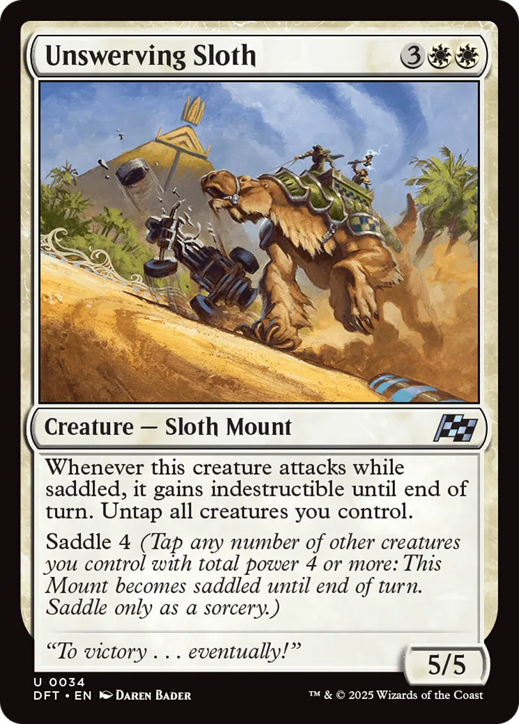 Paresseux inébranlable — Aetherdrift — Magic: The Gathering