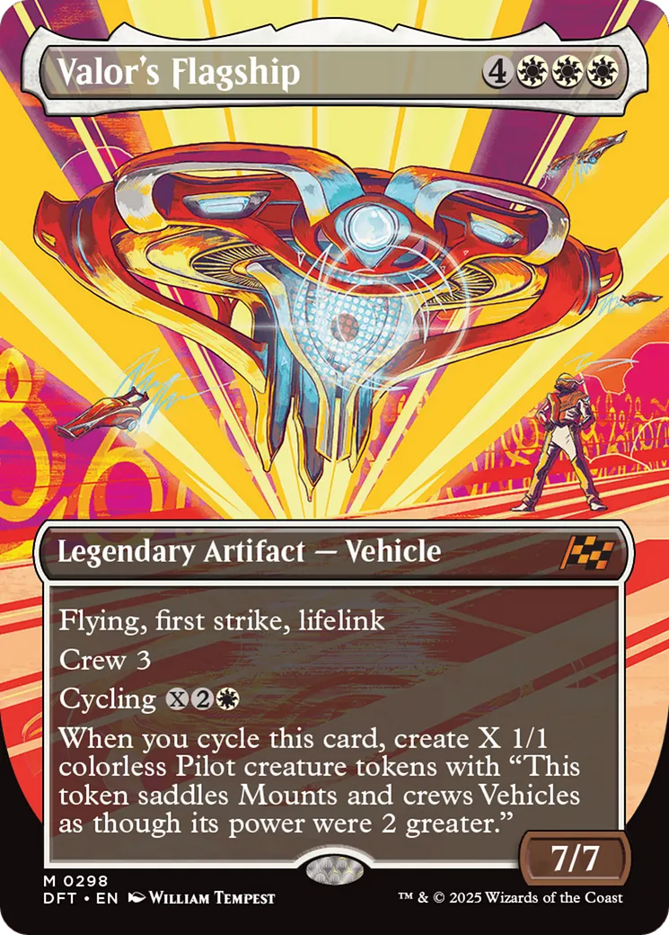 Valor's Flagship — Aetherdrift — Magic: The Gathering