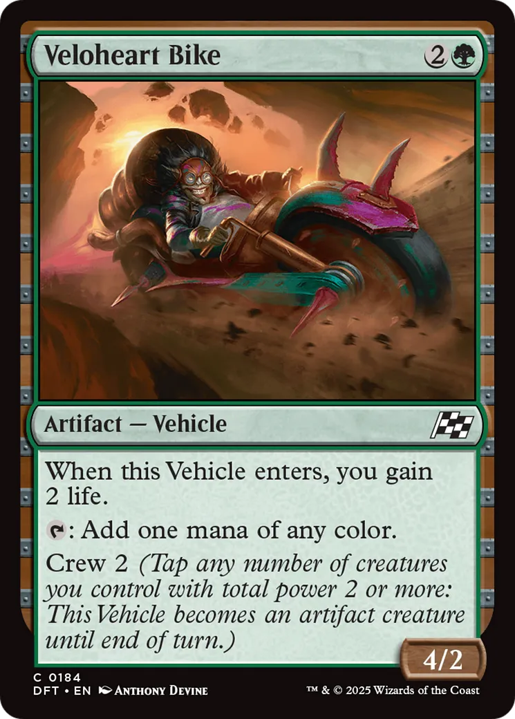 Moto vélocecœur — Aetherdrift — Magic: The Gathering