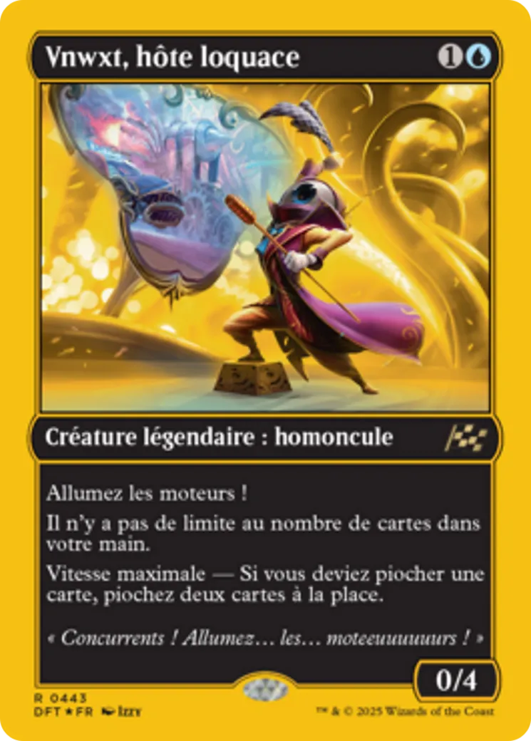 Vnwxt, hôte loquace — Aetherdrift — Magic: The Gathering