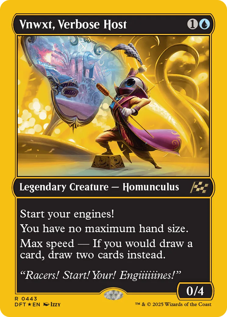 Vnwxt, Verbose Host — Aetherdrift — Magic: The Gathering