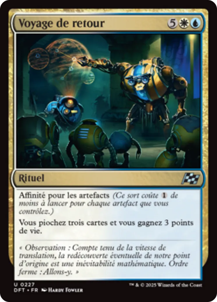 Voyage de retour — Aetherdrift — Magic: The Gathering