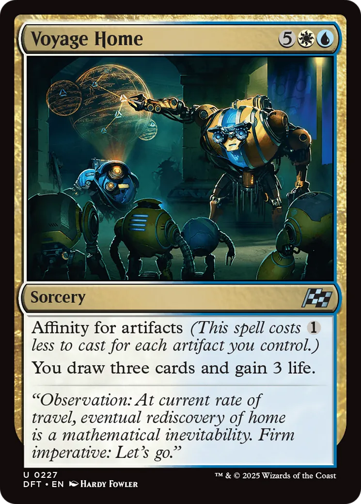 Voyage de retour — Aetherdrift — Magic: The Gathering