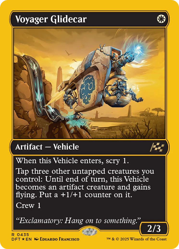 Voyager Glidecar — Aetherdrift — Magic: The Gathering