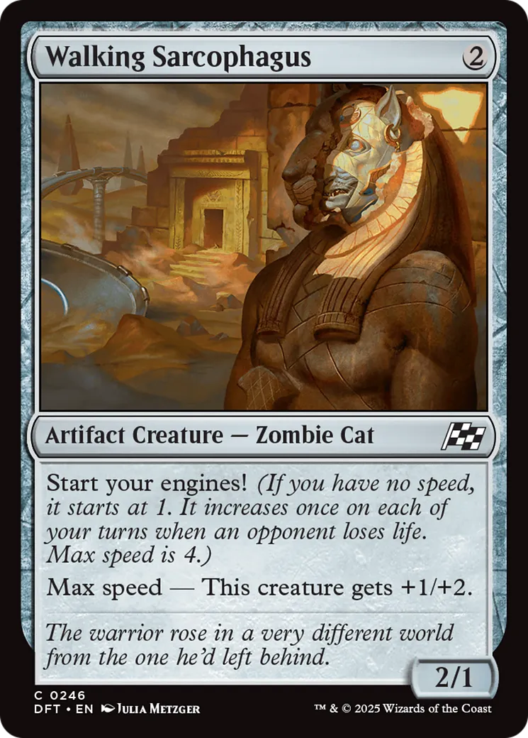 Walking Sarcophagus — Aetherdrift — Magic: The Gathering