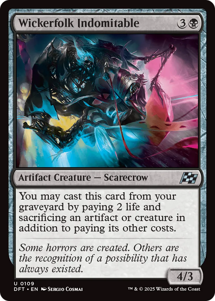 Wickerfolk Indomitable from Aetherdrift - Magic: The Gathering