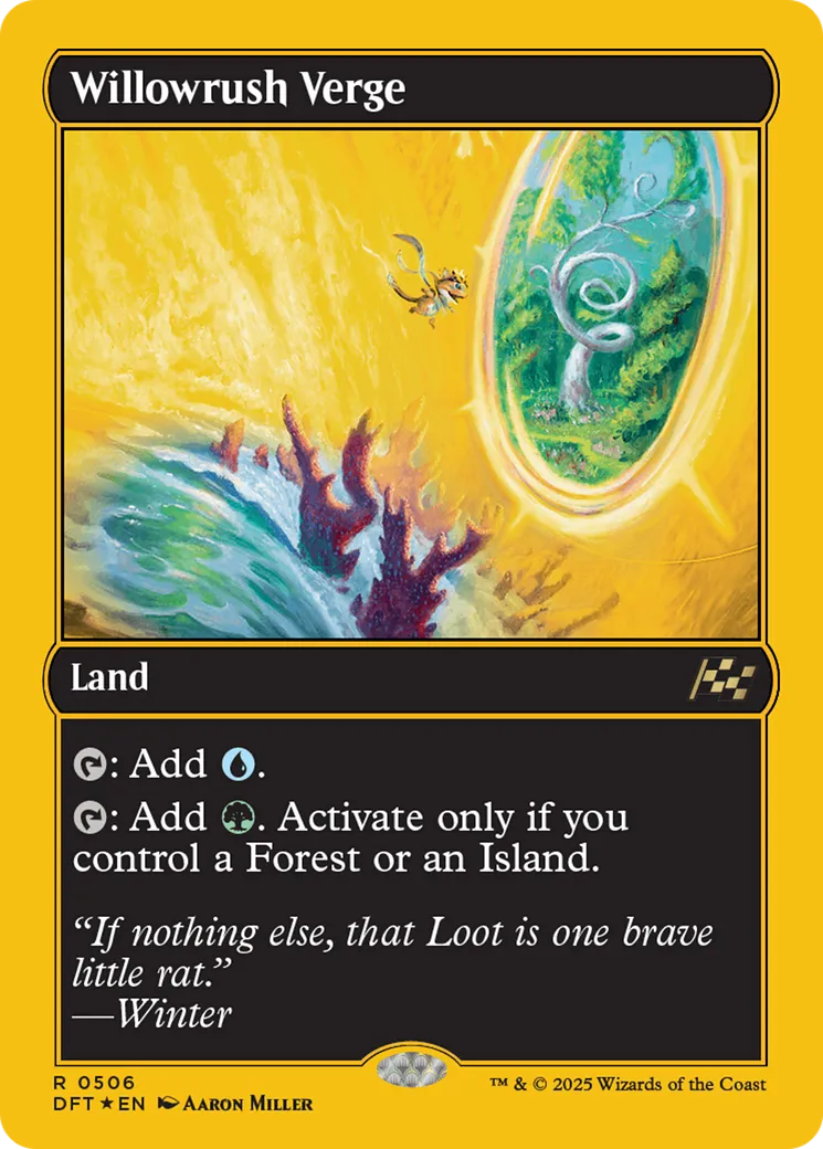 Willowrush Verge — Aetherdrift — Magic: The Gathering