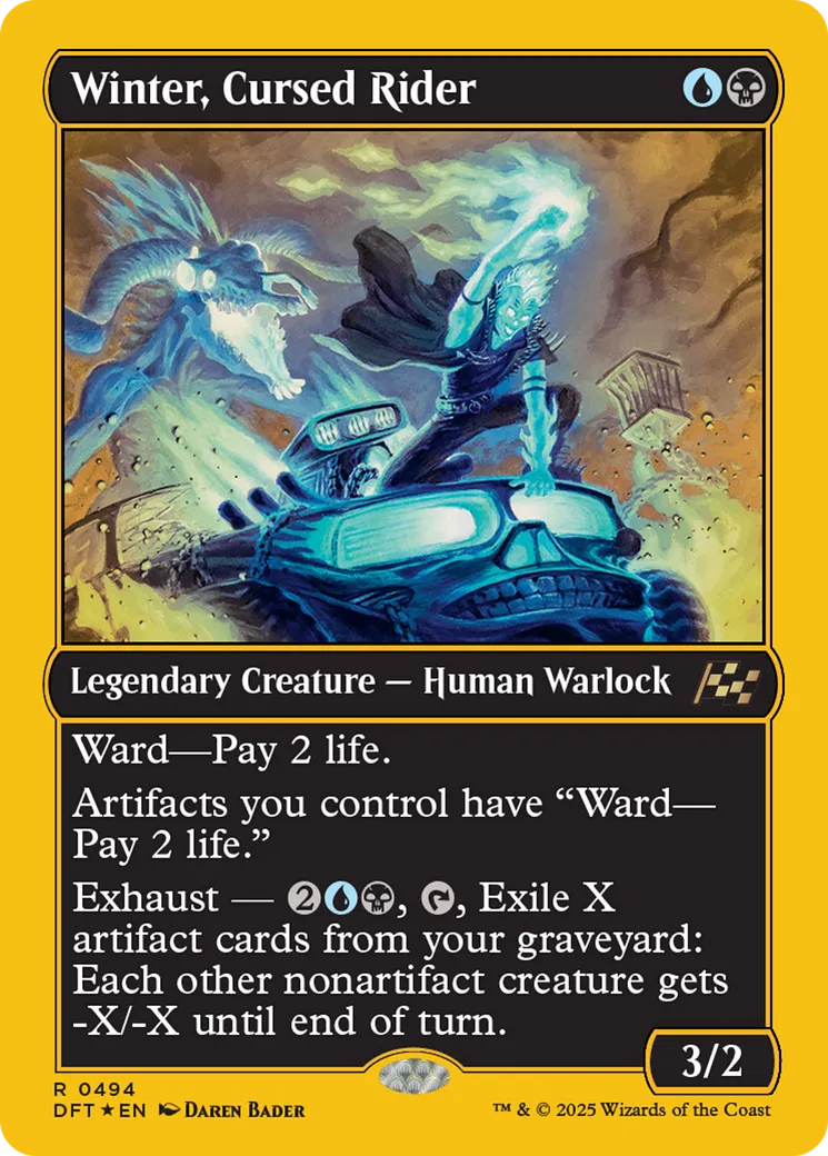 Winter, Cursed Rider — Aetherdrift — Magic: The Gathering