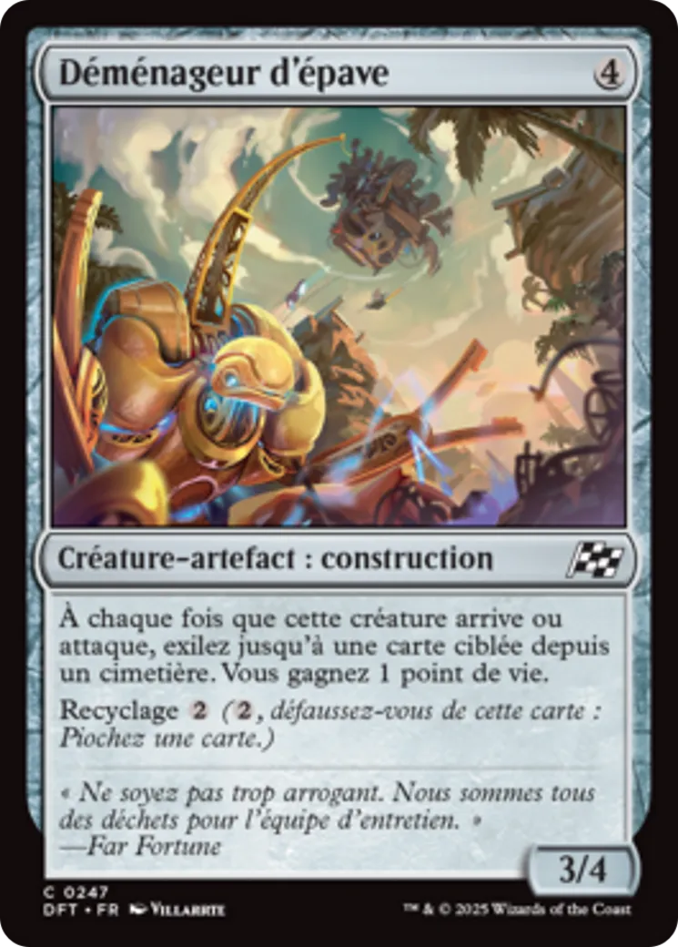 Déménageur d'épave — Aetherdrift — Magic: The Gathering