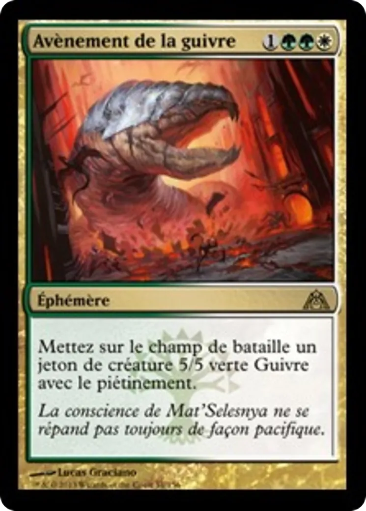 Avènement de la guivre — Dragon's Maze — Magic: The Gathering