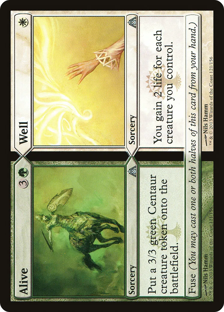 Alive // Well — Dragon's Maze — Magic: The Gathering