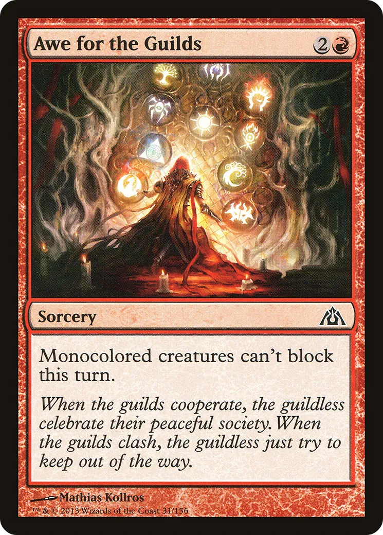 Awe for the Guilds — Dragon's Maze — Magic: The Gathering